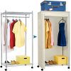 Artmoon Buffalo Heavy Duty Steel Clothes Rail Closet on Wheels