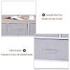 HOMCOM 40" L 5 Drawer Horizontal Storage Cube Dresser Unit Bedroom