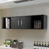 Giantex 2 Cube Wall Mounted Floating Media Storage Cabinet Hanging Desk