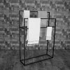 Freestanding Towel Rail Rack, Metal Towel Bar Stand, Drying Rack Airer