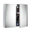 KAASUN 26" x 24" Inch Wall Mounted Medicine Cabinet Stainless Steel