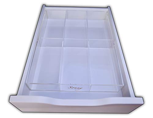 Alex 6 Acrylic Eyeliner Mascara Drawer Organizer for the Ikea Alex Divider