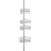 InterDesign York Metal Wire Tension Rod Corner Shower Caddy