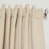 Blackout Curtain Beige Rod Pocket Energy Saving Thermal Insulated
