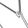 KOOBAY 30Pack 16.5" Silver Aluminum Laundry Wire Clothes Shirt Coat