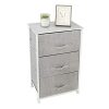 YOURLITEAMZ 3-Drawer Storage Organizer Dresser Non-Woven Fabric Organizer