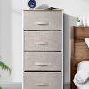 Drawer Dresser Storage Organizer 4-Drawers for Closet