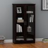 Ameriwood Home Quinton Point Glass Door Bookcase