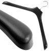 HANGERWORLD 10 Black 19.7inch Plastic Coat Jacket Clothes