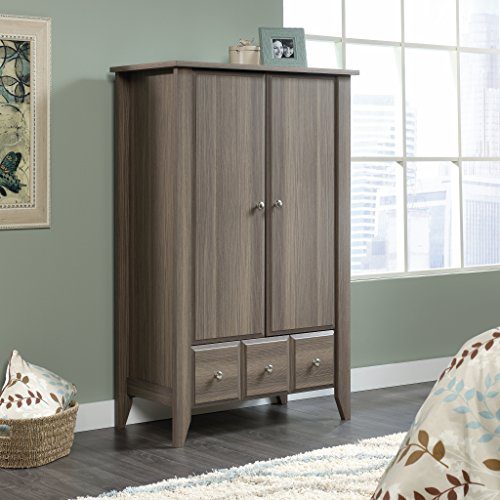 Sauder Shoal Creek Armoire, Diamond Ash finish