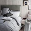 meadow park Stone Washed Pure Linen Duvet Cover Set 3 Piecss
