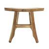 EcoDecors Satori Shower Stool, Natural