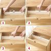 DIOMMELL 12 Pack Adjustable Dresser Drawer Dividers Organizers