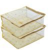 Mufaddal Traders 12 PC Oneside Clear Plastic Clothes Sari Saree Garment Storage