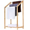 ToiletTree Products Bamboo Towel Rack Holder for Bathrooms