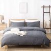 SORMAG 100% Washed Cotton Duvet Cover 3 Piece
