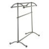 Kingston Brass Pedestal Towel Rack, Brushed Nickel