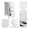 Space-Saving 3-Drawer Organizer Vanity – Perfect for Bathroom, Bedroom, or Entryway