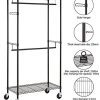 Finnhomy Heavy Duty Rolling Garment Rack Clothes Rack