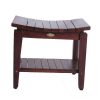 Decoteak Sojourn 24" Contemporary Teak Shower Bench