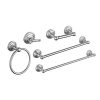 XinWei Bathroom Towel Bar Set 5-Piece Metal Bath Hardware Towel Bar