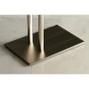 Kingston Brass Edenscape Pedestal Dual Towel Rack Brushed Nickel