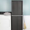 Sterilite Shelf Cabinet, Flat Gray, 1-Pack