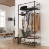LANGRIA Heavy-Duty Zip Up Closet Shoe Organizer