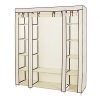 SONGMICS 59" Portable Clothes Closet Wardrobe Storage Organizer