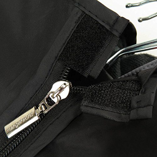 HANGERWORLD 5 Black 44inch Waterproof Nylon Multiple Garment Coat