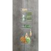 iDesign Twigz Bathroom Constant Tension Corner Shower Caddy for Shampoo