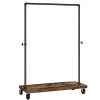 SONGMICS Clothes Rack, Industrial Pipe Style Rolling Garment Rack