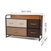 YOUNIS Dresser Storage Drawers Tower, 5 Drawers Storage Chests