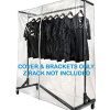 Only Hangers Heavy Gauge Clear Z Rack Cover with Zipper Plus a Pair