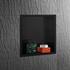 qinisi Bathroom Stainless Steel Single Recessed Shower Niche