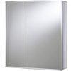 JACUZZI 26" H x 24" W x 5-1/4" D Double Door Medicine Cabinet