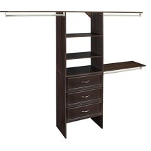 ClosetMaid SuiteSymphony Closet Organizer with Shelves and 3 Drawers