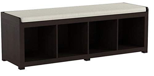 Better Homes and Gardens 4-Cube Storage Organizer Bench