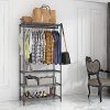 VIPEK 4 Tiers Wire Garment Rack Heavy Duty Clothes Rack Portable Clothes