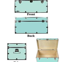 UnderGrad Storage Trunk 32 x 18 x 16.5 Inches - Durable College Dorm Room Chest in 18 Vibrant Colors