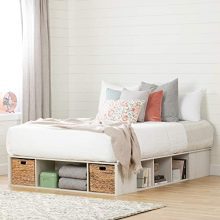 South Shore Avilla Queen Storage Bed with Baskets