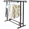 MyGift Stainless Steel Double Rod Hangrail Department Store