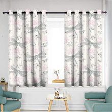 Warm Family Dragonfly Insulated Sunshade Curtain Shabby Chic Roses