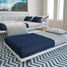 DHP Manila Metal Daybed and Trundle, Full Size Daybed and Twin Size Trundle