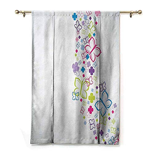 SEMZUXCVO Room Dark Black Insulated Roman Blind Colorful Home Decor