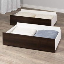 Prepac Select, Espresso Storage Drawers on Wheels