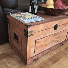 Styled Shopping Newport Medium Wood Storage Trunk Wooden Treasure Chest