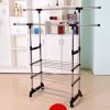 Icerom Heavy Duty Garment Rack Full Stainless Steel Adjustable