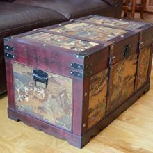 Shopping Ancient City Large Wood Storage Trunk - Antique-Style Cedar Chest for Stylish Storage and Decor