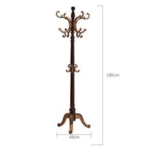 FEI JI Wooden Coat Rack Hat Stand Clothes Scarves Rack Hanger Storage